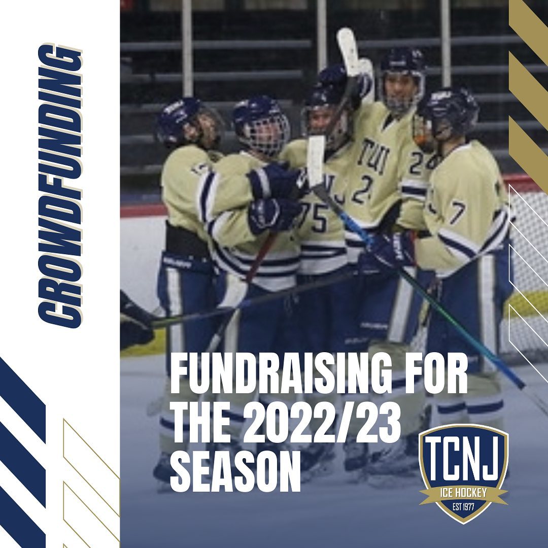 We’re raising money towards next years jump to Division 1. Please click our profile link to donate and select “Club Hockey”, any amount is greatly appreciated! #tcnjhockey #tcnj #fundraising #crowdfunding